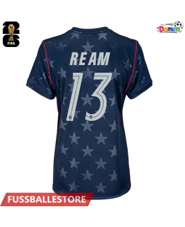 Günstige Vereinigte Staaten Tim Ream #13 Auswärtstrikot Damen WM 2026 Kurzarm